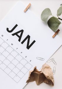 New Year's resolutions