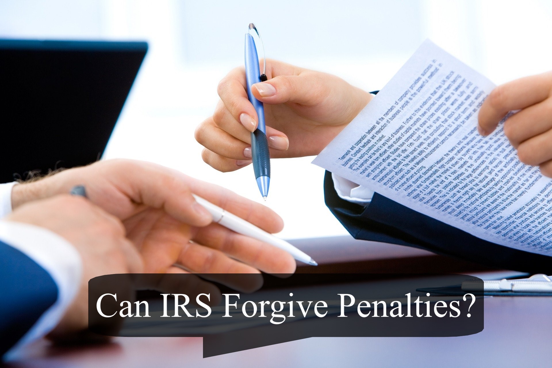 Can IRS Forgive Penalties?